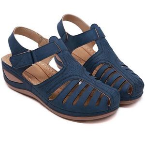 New Meeshine Summer Beach Wedge Sandals